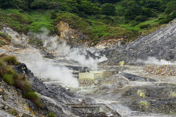 Poster - Huangxi hot spring recreation area in Yangmingshan national park of Taiwan