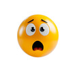© Madalina - isolated 3d emoji shocked face on plain background surprised emoticons reaction icons