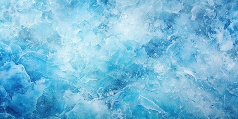 Wall Mural - Abstract background in icy shades of blue and white