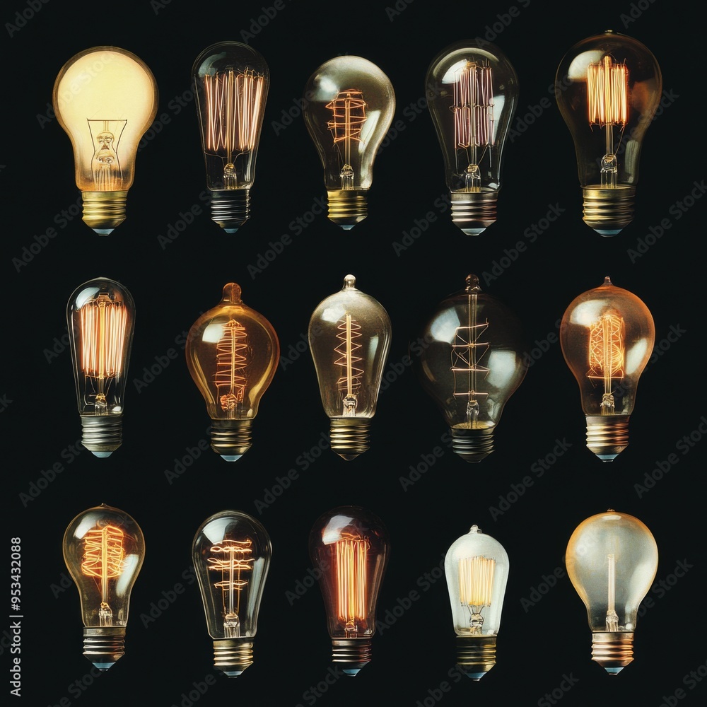 Bulb Reference Image These prompts cover various aspects of light bulbs, from modern and ...