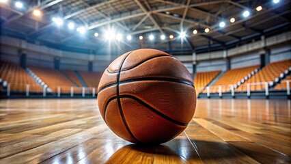 Wall Mural - Close-up basketball court bleachers background