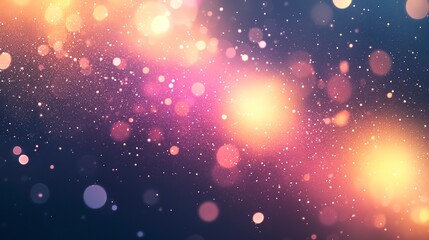 Bokeh background with light. Glitter and diamond dust, subtle tonal variations. 