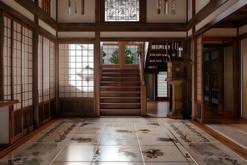 Wall Mural - interior of a house