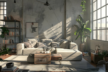 Wall Mural - living room interior