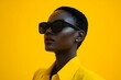 © Matija - fashion portrait of black woman wearing black sunglasses
