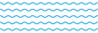 © Micro Pixel Market - Seamless wavy line and zigzag patterns set. Horizontal curvy waves stripe and zig zags. Collection of underlines, linear sings, border and frames design element. Vector illustration EPS10