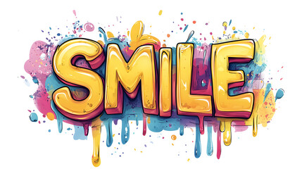 Wall Mural - Smile