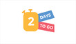© MDneamul - 2 days to go Countdown number banner templates. time icon. Vector Illustration
