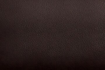 Wall Mural - A smooth dark leather texture with fine details of stitching and grain, AI Generated