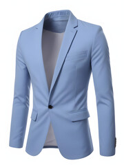 Sticker - Mens Slim Fit One Button Blazer Jacket