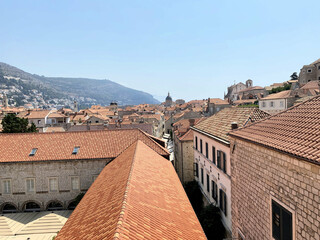 Wall Mural - A view of Dubrovnik in Croatia from the city walls