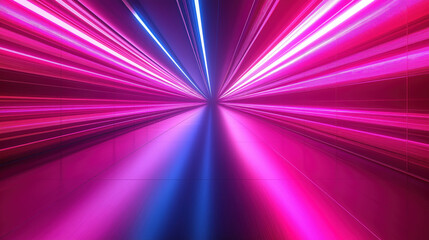 abstract background with straight neon lights blue hot pink orange black fuchsia long exposure futur