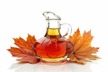 Wall Mural - Maple syrup isolated on a white background