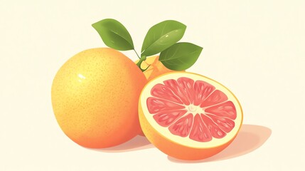 Wall Mural - orange and lemon