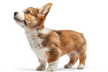 Canvas Print - Adorable Welsh Corgi Puppy Posing