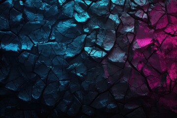 Aufkleber - Dark background with blue and magenta highlights.