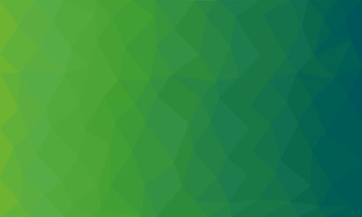 abstract green color polygonal background design. triangle-shaped low-poly geometric fractal gradien