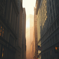 Poster - Cityscape Sunset.