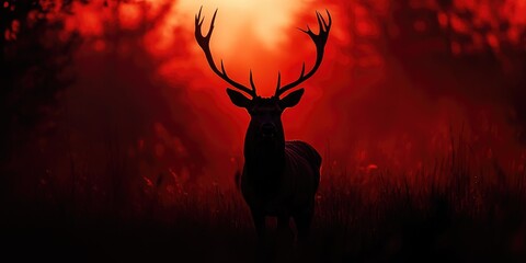 Canvas Print - Deer in Forest