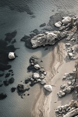 Poster - Rocky Beach Landscape