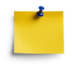 © SolaruS - Yellow Sticky Note Pinned: Clip Art for Messages and Reminders