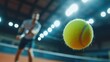 © Ferman Bagus Istuhri - Tennis Match Close Up - Tennis Ball in Focus
