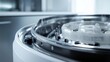© spyrakot - Close-Up of Energy Efficient Dishwasher with Eco-Friendly Detergent Compartment for Reduced Waste