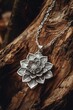 © Alexandr - Silver flower necklace