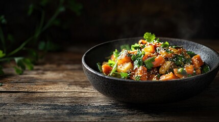 Wall Mural - Delicious and Healthy Stir-Fry Dish