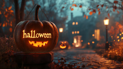 Halloween Background QHD Quality Enhanced With Ai - For Event & Social Media Use