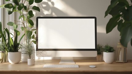 Wall Mural - Computer mockup