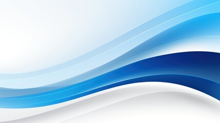 A smooth abstract background featuring flowing blue and white waves, ideal for presentations or digital designs.