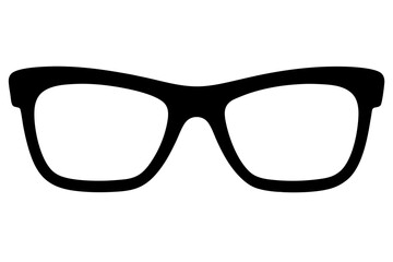 Poster - Minimal Glasses Icon Silhouette