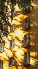 old house in the evening