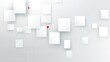 © BersyukurStock - A minimalist design featuring scattered white squares with a few red accents, ideal for backgrounds or modern graphics.