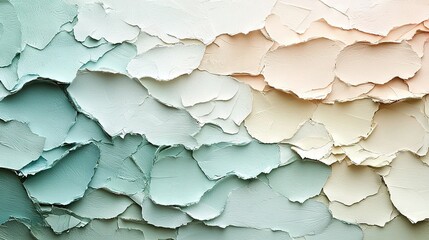 Canvas Print -   A close-up of a wall with paint chipped off its sides