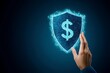 © Halina Berah - The concept of caring for and protecting financial business interests.