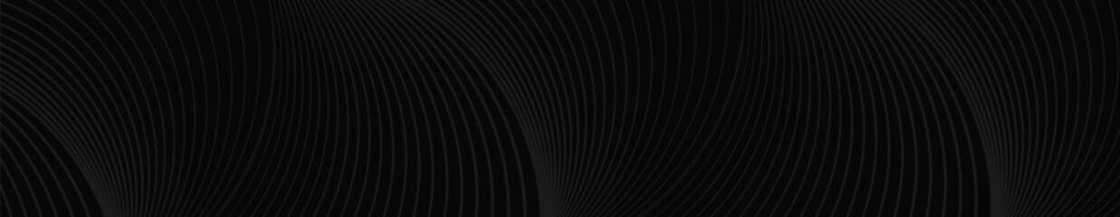 Wall Mural - black lines geometric lines on dark background for cover poster banner brochure header website and l