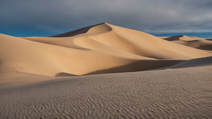 Wall Mural - Wind swept sand dunes background