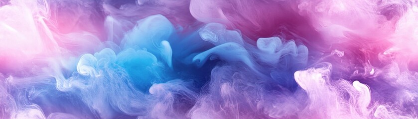 Sticker - Abstract colorful background with swirling pink and purple smoke. Perfect for artistic designs and vibrant backdrops.