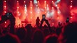 © CreativeSeven  - Energetic Live Concert with Crowd Enjoying Music and Capturing Moments on Smartphones