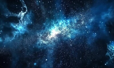 Wall Mural - cosmic nebula - a celestial tapestry
