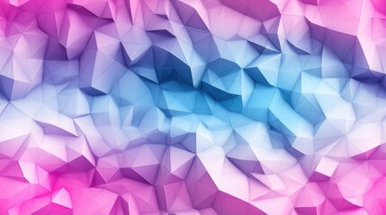 Sticker - Vibrant abstract geometric background with a blend of pink, purple, and blue gradients, perfect for modern design projects.