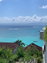 view of the sea from the sea