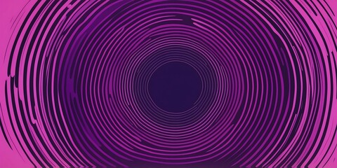 Wall Mural - abstract vector concentric circles with purple to pink gradient background