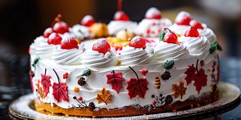 Canvas Print - cake with candle