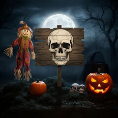 Wall Mural - Halloween background