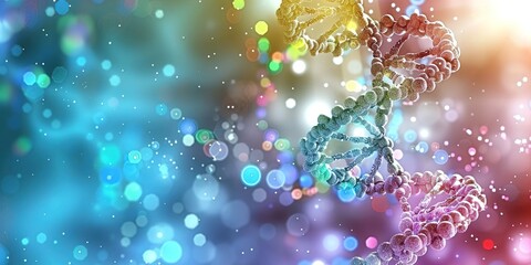 Poster - abstract background with bokeh