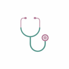 Minimalist Stethoscope Vector