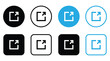 © Vecticon - external link icon sheet in diffrent versions